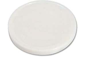 WIZ' IMPORT Lote de 500 fichas de carrito blanco sin impresión (virgen) posibilidad de utilizar en token buvette o ficha taquilla de piscina