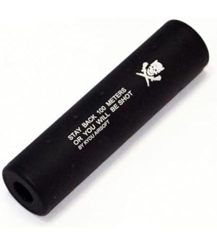 Silencieux Factice Airsoft 190x35 Mm - US AIR Force, Métal, Filetage 14mm Horaire/anti-horaire - Pour Répliques Cyma Et Compatibles