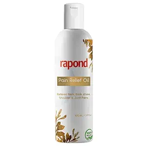 Rapond Pain Relief Oil for Muscle, Joint, Knee & Back Pain, 100% Ayurvedic Oil,100 ml