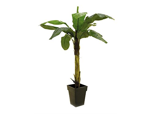 Preisvergleich Produktbild Bananenbaum 9 Blätter 220cm, Kunstpflanze