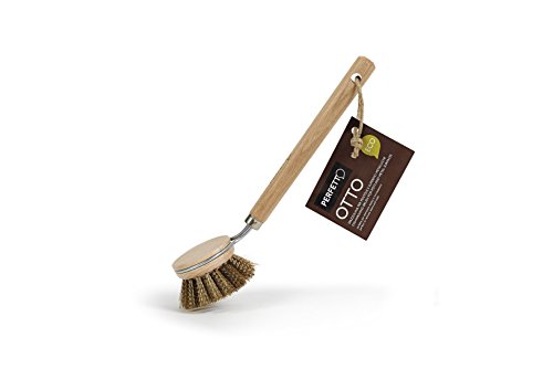 Perfecto Eco, Otto, 0002 G, Escobilla Rejillas de latón, Madera Natural, Ø7 x 27 cm