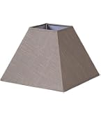 Lumissima Abat-jour Ovale Rouge Élégant - Coton 44x29x30 Cm Avec Adaptateur E14/E27