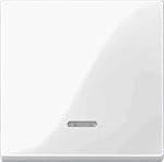 Merten Wippe mit Kontrollfenster, System M, polarweiß glänzend, 436019