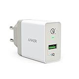 WAS DU BEKOMMST: Ein Anker PowerPort+ 1 Quick Charge 3.0 Wandladegerät, eine Bedienungsanleitung, 18 Monate Garantie und immer freundlichen Kundenservice. (Ein Kabel wird nicht mitgeliefert.)