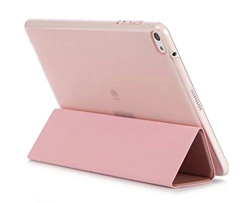 DBIT HuaWei MediaPad T2 10.0 Pro Hülle – Ultra Schlank und Leicht Tri-Fold PU Leder Schutzhülle Ständer Cover mit Standfunktion für Huawei MediaPad T2 10.0 Pro MediaPad M2 10.0,Rose Gold - 2