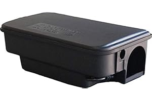 IMPEX EUROPA Portacebos Grande de Propileno de Alto Impacto para Ratas, Ratones y Pequeños Roedores Negro - Modelo PK 078