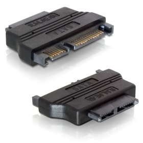 CY SATA 22, männlich/weiblich bis Slimline SATA 13 Laptop CD-ROM-Konverter Adapter