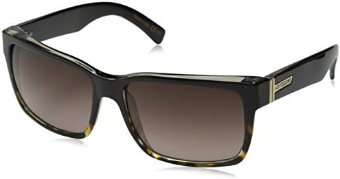 VonZipper Elmore Square Sunglasses 61 Mm Tort Black