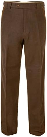 Harvey Parker Deacon - Premium Moleskin Trouser by (34 Regular, Mushroom)