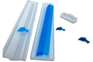 luckything Tube Silikonform Kastenform, Handgemachte Seife Form Tube Modell Silikon Form Handarbeit Kaltprozess Seife Kunst Seife Kerze Herstellung Form Kuchen Fondant Dekorieren Form Backwerkzeug