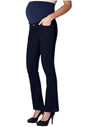 ESPRIT Maternity Jeans OTB flared-Vaqueros Mujer,