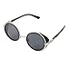 Produktbild Radfahren Sonnenbrille Runde Brille Cyber Fahrrad Brille Vintage Retro Stil Blinder ABS Kunststoff und Metall-Legierung Rahmen