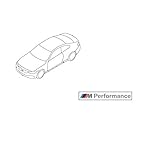  BMW - Pegatina «Performance» M Original, Set de 3, Series F30 / F30 LCI / F31 / F31 LCI