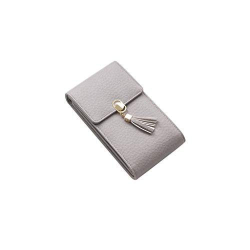 Preisvergleich Produktbild Moserian Damen Tassel Lock Einzelne Schulter Diagonal Handytasche Multifunktionsbörse
