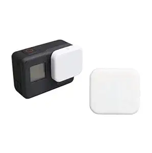 Action Pro Silicone Protective Lens Cap Compatible with GoPro Hero 5 6 7 Black Action Camera Protector (White)