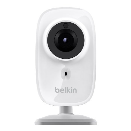 Belkin WiFi Netcam HD IP Camera with Night Vision, Motion Detection, High Definition Video, Push to Talk for iOS and Android Devices - White