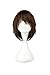 30cm Short Black Brown Layered Ao no Exorcist okumura yukio Unisex Anime Cosplay Wig