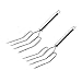 Produktbild BEENZY Türkei Gabel, Türkei Serving Set Edelstahl Baster und Türkei Lifter Geflügelgabeln Edelstahl Türkei Lifters zum Zerkleinern Ziehen Handing, 2er Set