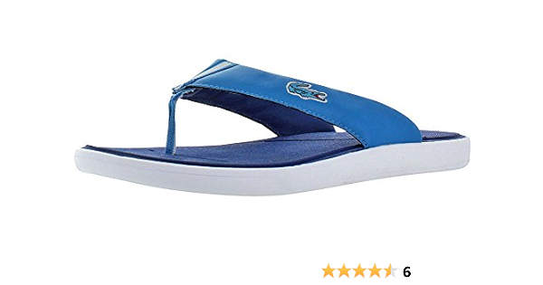 lacoste flip flops amazon