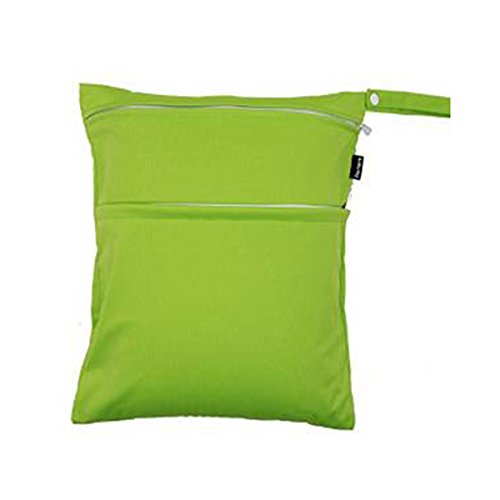 Preisvergleich Produktbild NUOLUX Waschbar mit Reißverschluss Baby Windel Windel Stofftasche (grün)