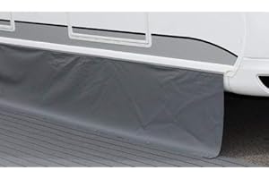 Hindermann Awning Draught Skirt, Dark Grey, 7m x 50cm Drop