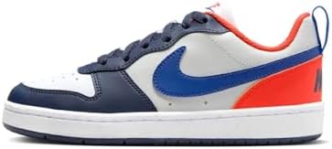 Nike DV5456-401 Nike Court Borough Low RECRAFT GS Uomo, Midnight Navy/Hyper Royal-Team Orange EU 40