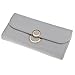 Produktbild Unbekannt Sharplace Elegant Damen Portemonnaie Geldbörse Geldbeutel Lang Portmonee Clutch Leder Geldtasche Handgelenktasche Brieftasche - Grau
