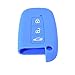 KMH Silicone Key Cover Fit for Hyundai Verna 3 Button Smart Key (Blue) RS.199.00