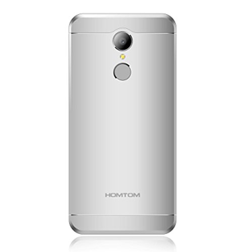 HOMTOM HT37 Smartphone 3G, 5.0 Inch HD, MTK6580 Quad-core CPU 1.3GHz, Android 6.0, 2GB RAM + 16GB ROM, 8.0MP+2.0MP Camera, 3000mAh, Doppia SIM - Argento