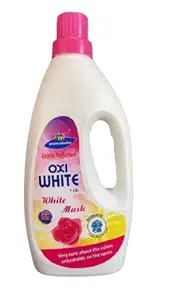 Aromadelite Gentle perfumed oxi White Remover/Degreaser + Sponge Applicator + Microfibre Cloth Combo 1 LTR Pack of (3)
