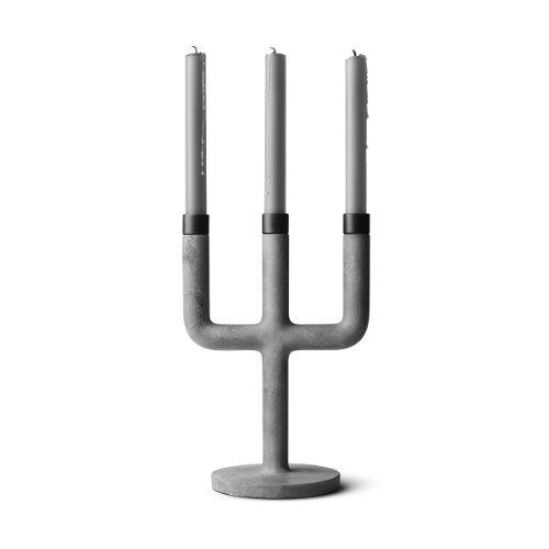 Menu 4756339 Kerzenhalter Weight Here, L, dreiarmig, 33,2 x 23 cm, Durchmesser 15,5 cm für Standard-Kerzen