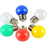 Renkli LED Ampul Seti, E27 Duy, 4 Farklı Renk, Dekoratif Aydınlatma