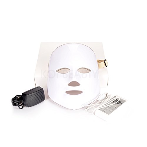 PDT Led Photon Therapy Facial Mask By Koi Beauty for Skin Rejuvenation Color White