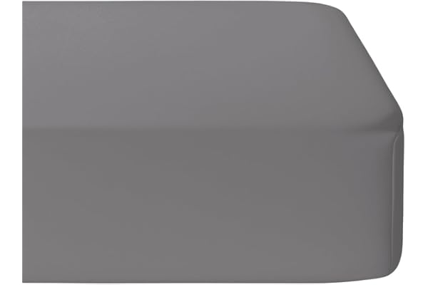 Drap Housse I 100% Coton - 57 Fils I Certifié Oeko Tex I 4 Coins élastiques I (Anthracite, 140 x 190 cm)
