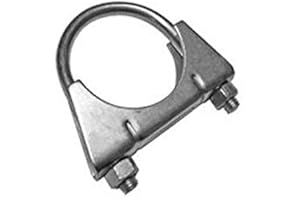 GRAPHSKILL Universal Exhaust pipe clamp + U-bolt - 42 mm - BZP Mild Steel Pack Size : 2