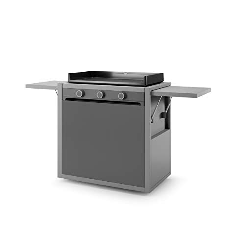 Forge Adour - chmaf75 - Chariot pour plancha Gris