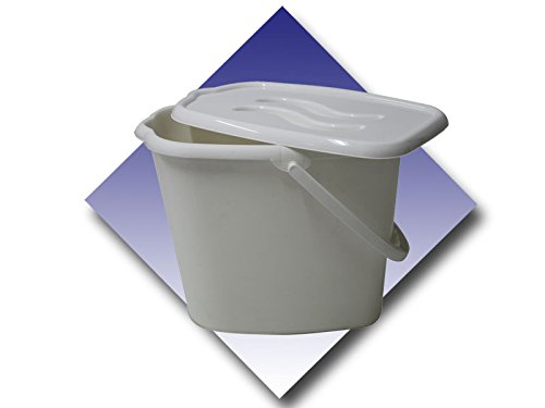 Compact nappy pail and lid - 12 litres