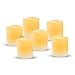 Price comparison product image Ohuhu Can-Be-Blown-Out Real Wax Flameless Candles, 6-Pack