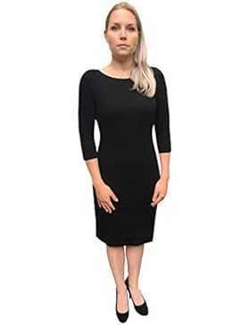 Marc O´Polo Grey Line Damen Kleid Herbst Winter in klassischem schwarz I Damenbekleidung I Businesskleid