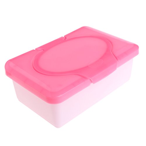 Preisvergleich Produktbild Cansenty Aufbewahrungsbox für Tücher und Servietten, Kunststoff, trocken und nass rot