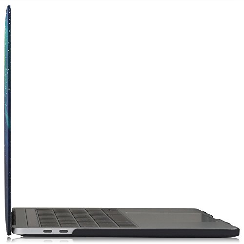 iDOO MacBook Schutzhülle / Hard Case Cover Laptop Hülle [Für 2016 MacBook Pro 13 Zoll mit/ohne Touch Bar und Touch ID: A1706 und A1708] – matt, schwarzer Nebel - 6