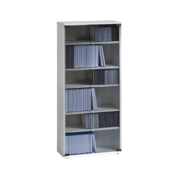 MAJA-Möbel 1887 5535 Medienregal, weiß uni, Abmessungen BxHxT: 75 x 110