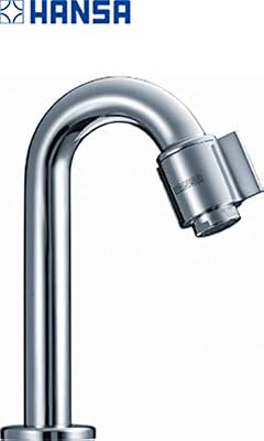 Hansa 00938101 - Nova robinet lave-mains pour lavabo Eau froide ou pré-mitigée (93 mm) Chrome