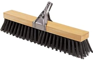 FELIXMANIA Cepillo Barrendero Madera Reforzada Cerdas Polipropileno 52x9cm con Mango