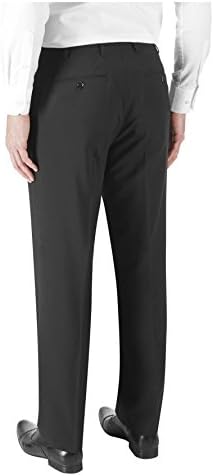SKOPES Wool Rich Darwin Black Suit Trouser in Waist 30 to 60, S/R/L