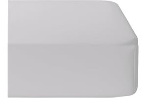 HOMEROKK PARIS Drap Housse I 100% Coton - 57 Fils I Certifié Oeko Tex I 4 Coins élastiques I (Gris Clair, 160 x 200 cm)