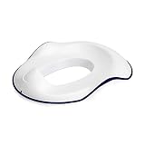 Ubbi einstellbare Toiletten-Trainer mit integrierten Griffen und inbegriffen Töpfchen Haken für einfache Lagerung, Navy Blau