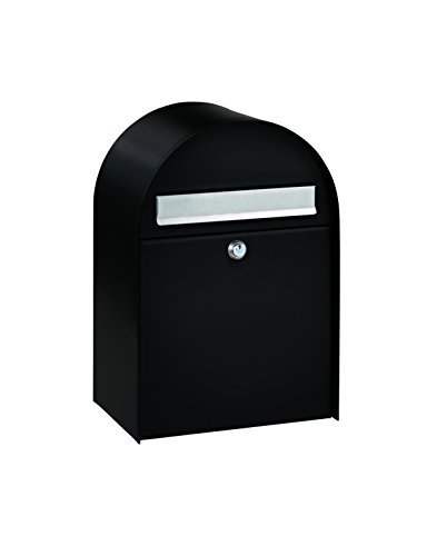 Burg-Wchter Slot in A4, Stainless Steel Letter Box with Aperture Stop, black, Nordic 680 S by Burg-Wchter
