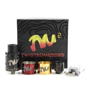 Preisvergleich Produktbild Twisted Messes V2 RDA Verdampfer Replica (Black / Red / Gold)