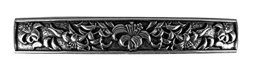 Lily Hair Clip - Barrette de metal hecho a mano en los Estados Unidos con un extra grande 100 mm Imported French Clip By Oberon Design